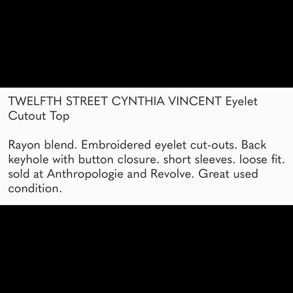 Ivory Cutout Blouse by Twelfth Street by Cynthia Vincent from Anthropologie - Picture 5 of 5